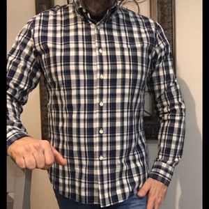 J Crew slim fit shirt with button collar